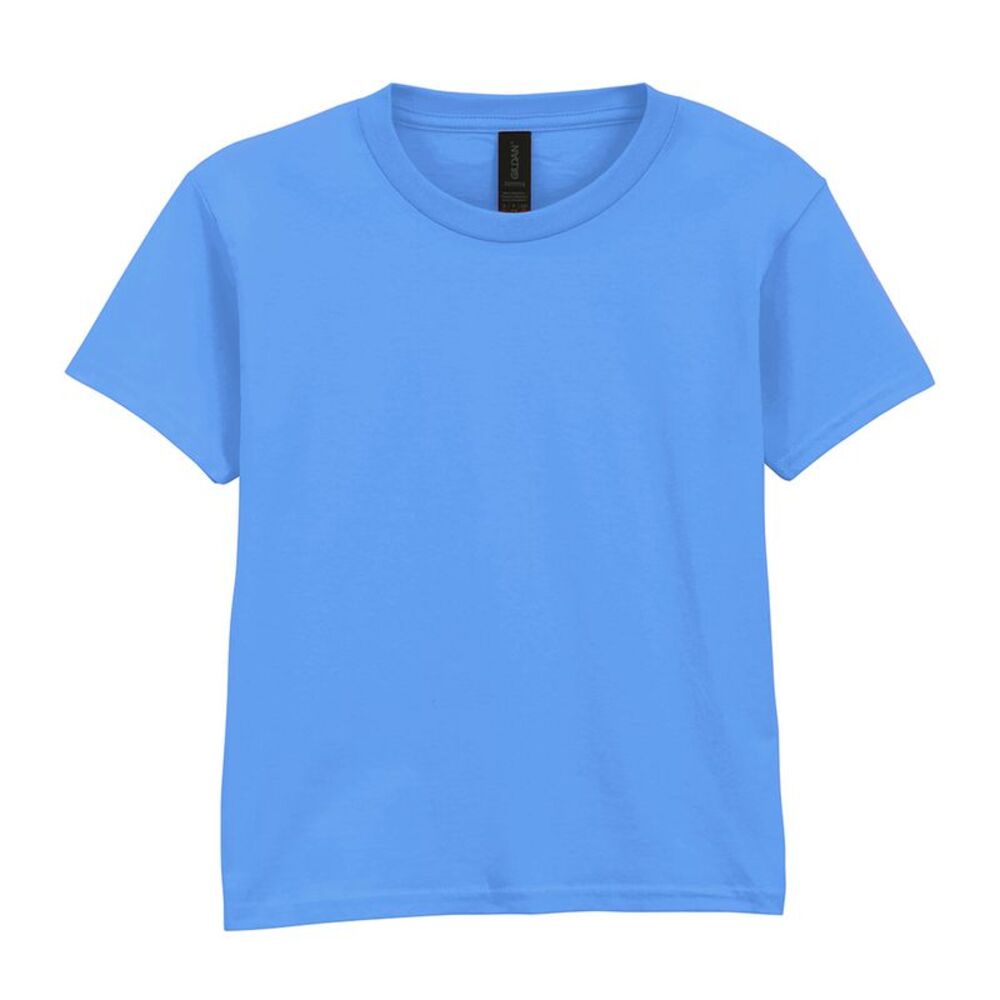 Gildan Childrens/Kids Softstyle Plain T-Shirt / Carolina Blue